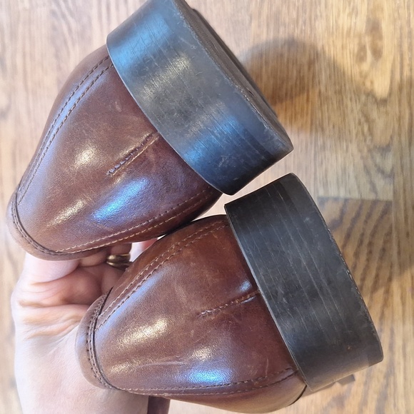 Cole Haan Grand Men\'s Brown Tan Leather Penny Loafers Slip On Casual Shoes 9.5 main image 3